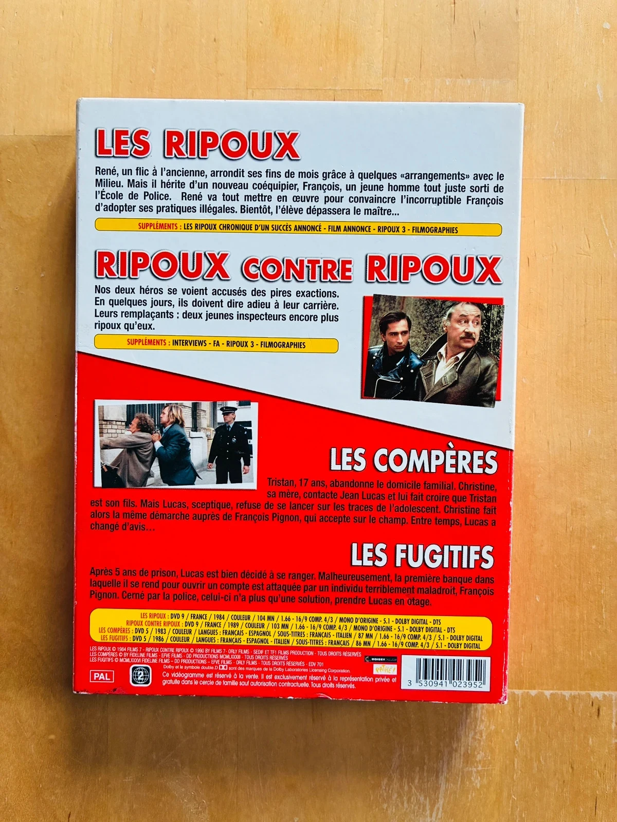Coffret DVD 4 films français cultes de Claude Zidi et Francis Veber. – photo 2